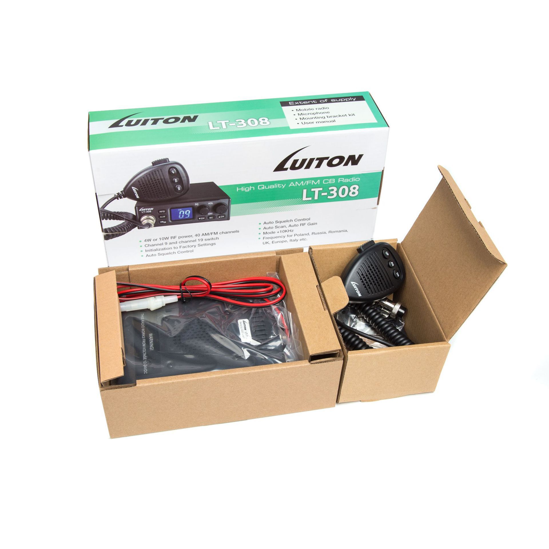 LT-308 machine intercom marine ship short-wave CB machine fishing boat truck-mounted station 27MHz-39MHz short-wave radio station