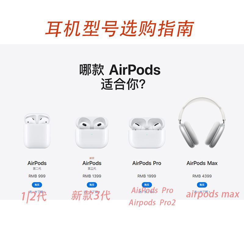 Ins personality art florece para AirPods funda protectora AirPodsPro Apple auricular funda 2 inalámbrica azul