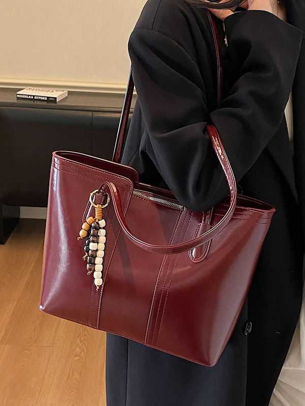 外贸包包女2025今年流行大容量托特包休闲百搭单肩包大学生通勤包|undefined