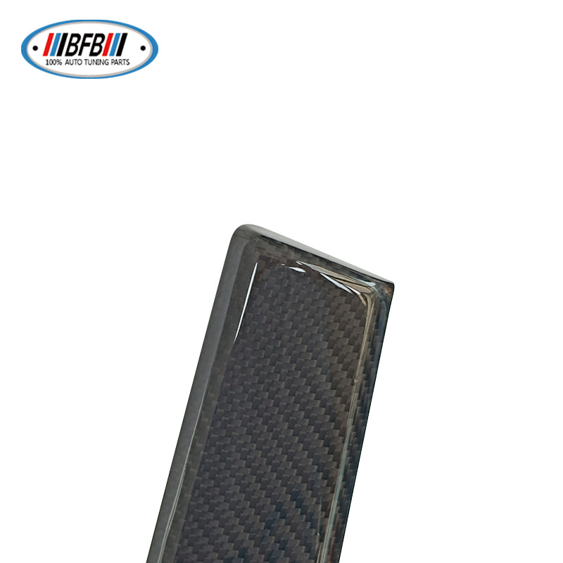 100% Real Carbon Fiber Dashboard Trim - For 2023 Tesla Model X - Glossy Interior Decoration