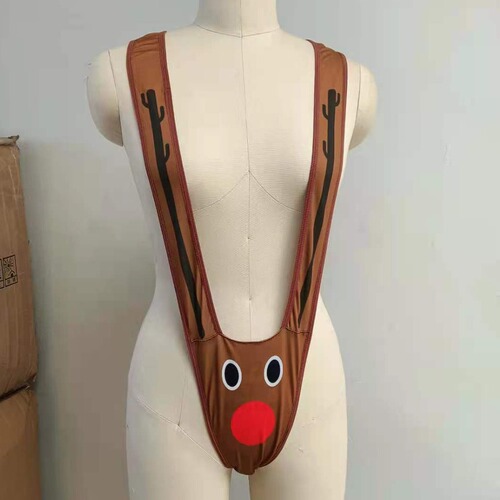 Foreign trade new sexy lingerie strap-on one-piece thong/T pants men's bag design temptation underwear wholesale