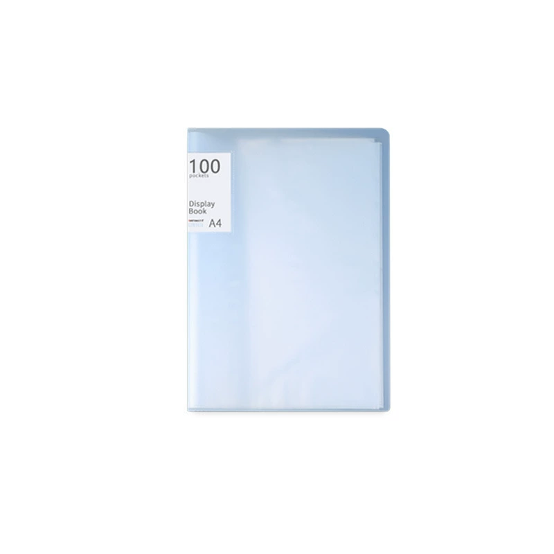 A4 Data Book Morandic Page Pocket Folder Transparent and Clear Dedicated Storage Book File Paper Test Paper Collection Book