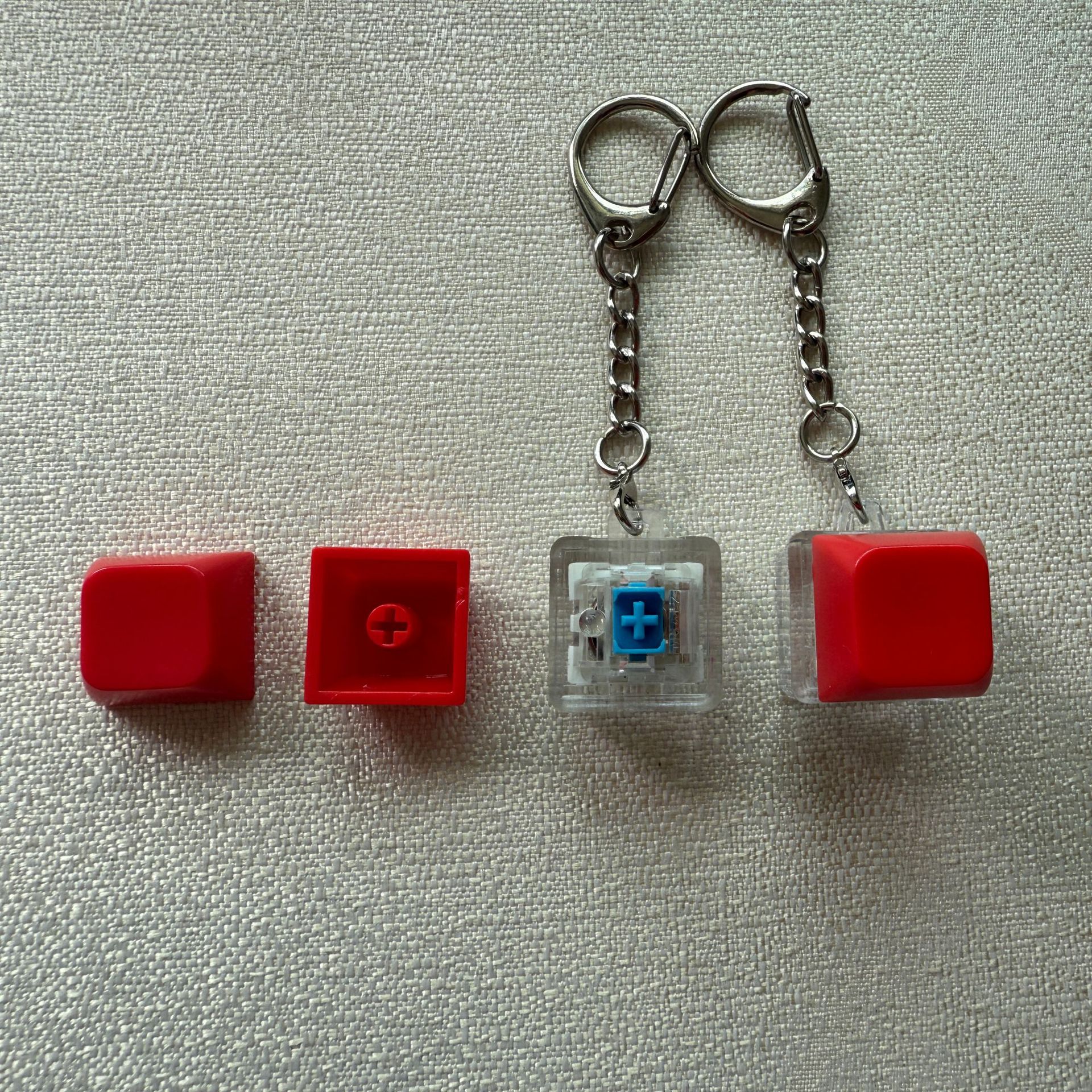 Cadena d transparente de un solo clic pequeña 20