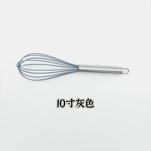 10-inch gray silicone