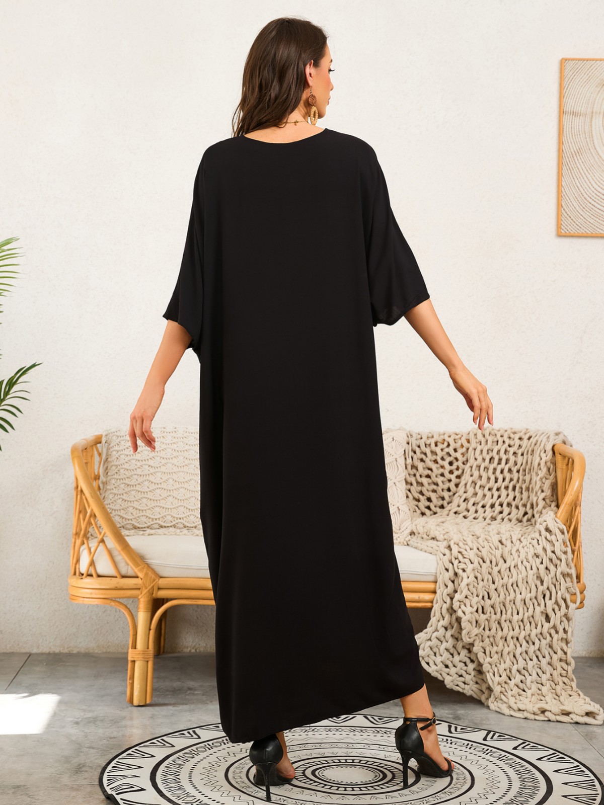 Nuevo transfronterizo europeo y americano tejido a mano vestido de playa bikini suelto camisa trajes de baño camisa protector solar BM23