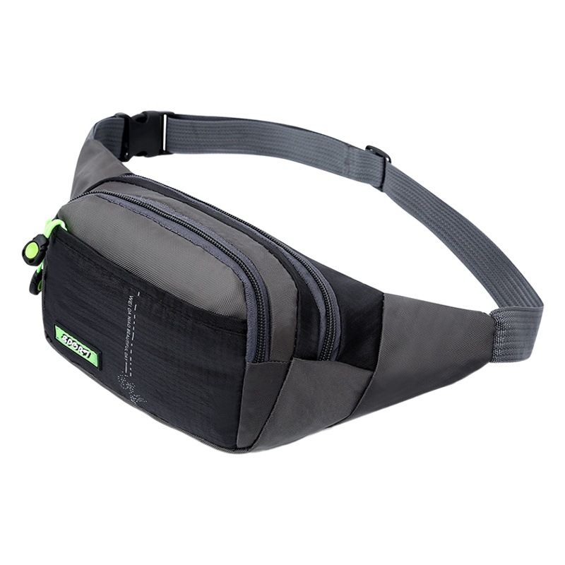 Outdoor Mountaineering Multifunctional Men's and Women's Running Waist Bag Leisure Travel Waterproof Money Collection Crossbody Chest Bag Wholesale Distribution