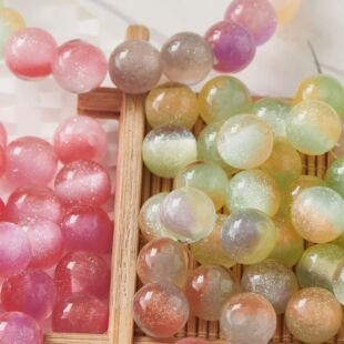 10mm��׃���W��֬��ɢ��diy��������pɫ���W���ÈA�鴮��ɢ����