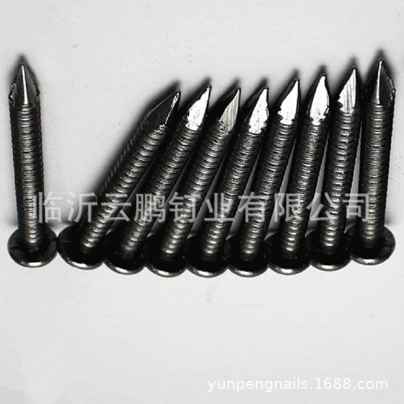 煮黑环纹钉 3.0X30，3.0X40，3.0X50，3.0X60  平帽及网状帽