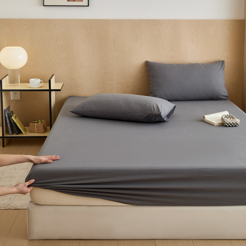 Sombrilla de cama de algodón puro pieza individual 100 algodón Simmons funda protectora de colchón todo incluido funda de cama funda de cama 2025 nuevo 3