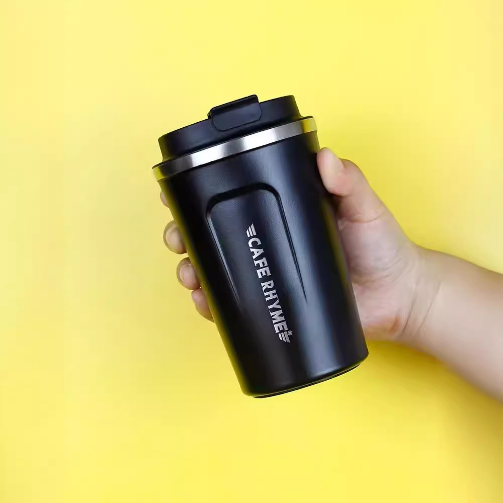 Taza de café acompañante 316 filtro de acero inoxidable perforado a mano taza termo de viaje para automóvil portátil taza de agua de gran capacidad