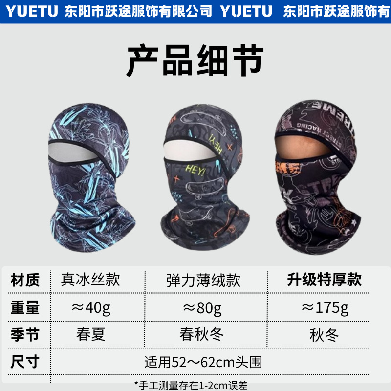 Transfronterizo de vello para ciclismo a prueba de viento a prueba de frío pescar bib máscara de esquí impresa protector de oídos caliente gorra Thunderfeng