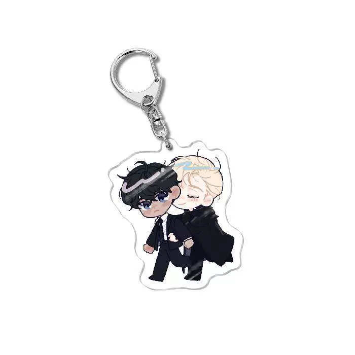 Two-dimensional peripheral acrylic keychain Korean comic code Anastasia pendant gift wholesale