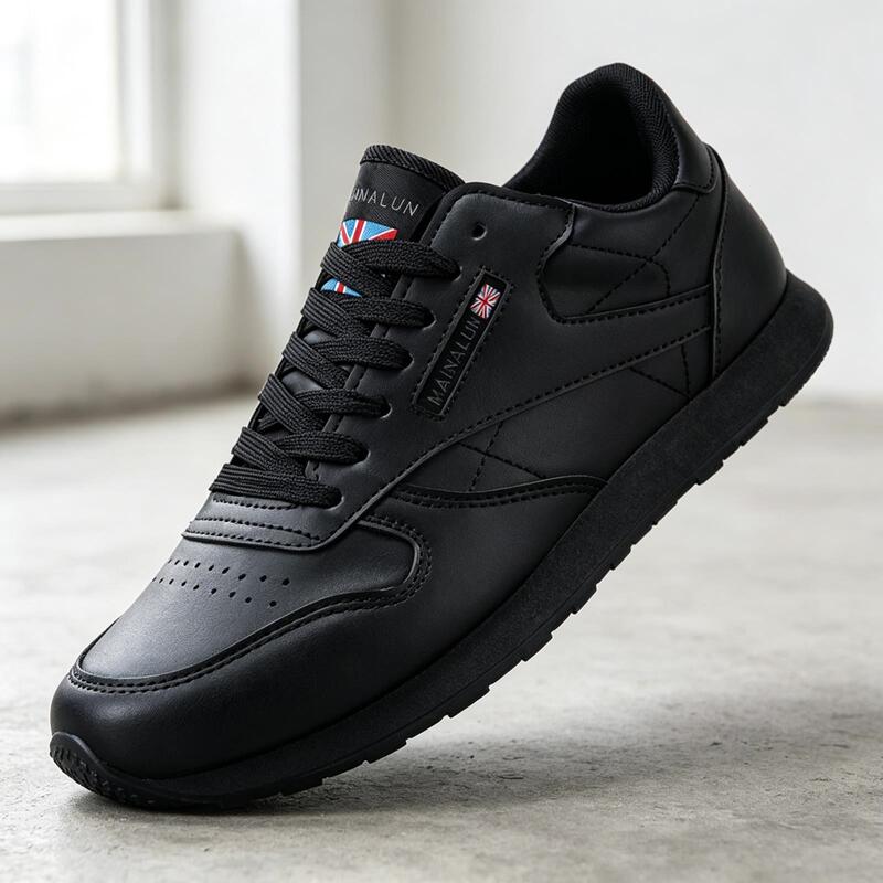 Extra large size men's shoes, thick-soled height-increasing leather casual sneakers, size 46-48, new spring-summer board shoes, cross-border bestseller Extra large size men's shoes, thick-soled height-increasing leather casual sneakers, size 46-48, new spring-summer board shoes, cross-border bestseller