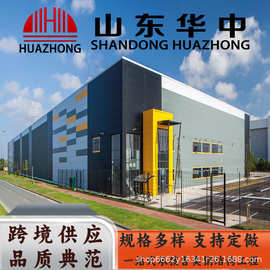 钢结构工程厂房搭建钢结构别墅海外施工建设工厂大棚钢结构网架