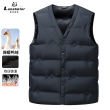 羽绒马甲男秋冬新款爸爸休闲马夹坎肩男士中老年轻薄老人保暖背心