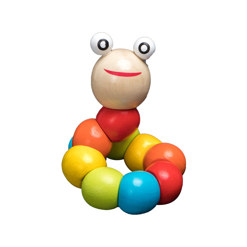 Early Childhood Toy Gift Baby Beads Around Beads Children's Building Blocks Set Column Knockout Twist Worm Cognitive Enlightenment