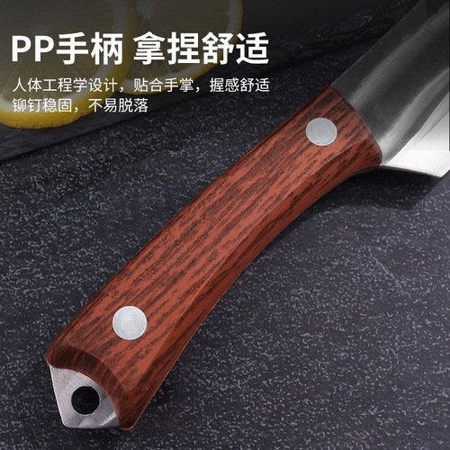 Multifunctional hand-forged handle beef knife outdoor portable bone separator slicing knife sharp fruit knife home use