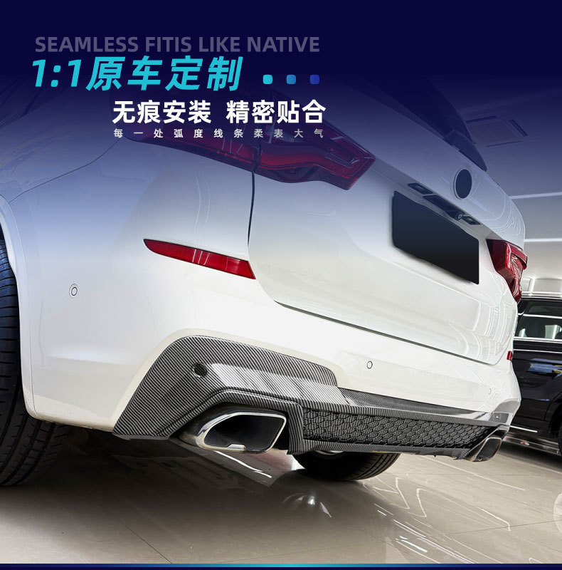 Suitable for BMW X3 G01 M Sport 2018-2021, X3M style rear lip spoiler, for cross-border modification