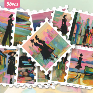 56��Ħ��Ů�ɲ宋PVC�]Ʊ�N���͹�ײɫ���~�Pӛ��DIY�b��N�����l