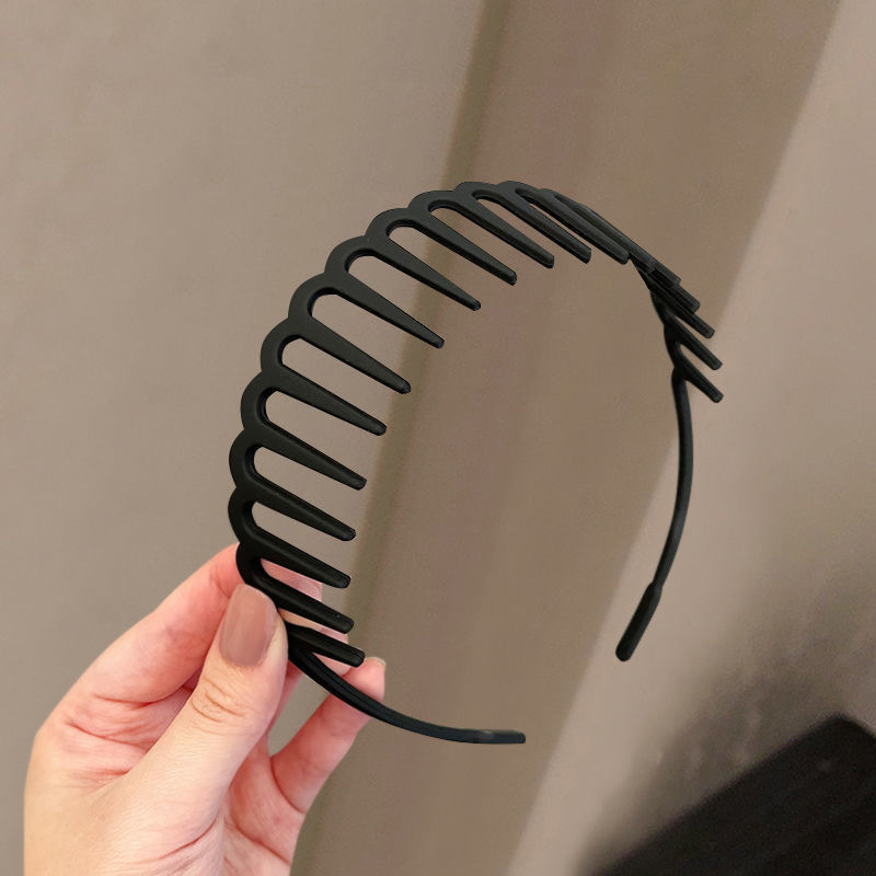 歯付きヘアバンド、ネットセレブの新しいメイクアップと洗顔用の特別なヘッドバンド、女性用、滑り止め、外出用ヘアピン、ヘアアクセサリー|undefined