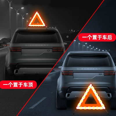Warning sign safety three-piece set reflective