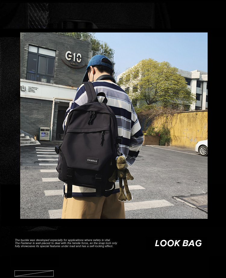 Schoolbag Female College Student Korean High School Harajuku Ulzzang Colorful Backpack Male Ins2020 New Backpack display picture 30