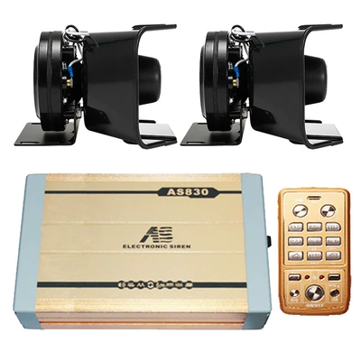 Car horn/tweeter high-power loudspeaker, car siren - as830ng-host-black-falcon-speaker-set-12v