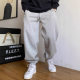 American casual ruffian handsome high-end 400G terry pants men's loose drawstring simple Joker sports toe pants fashion
