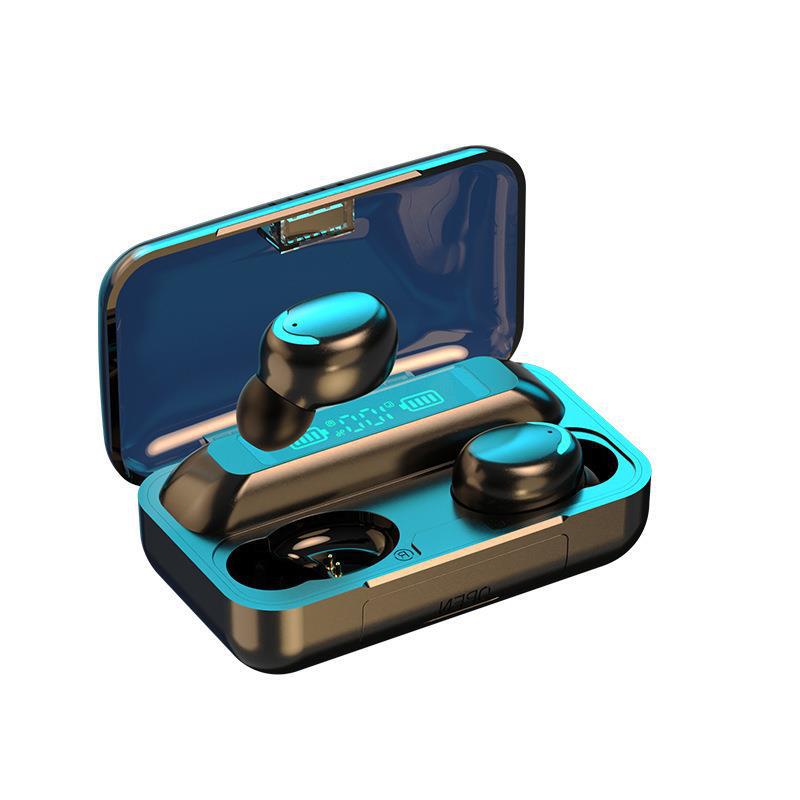 Fábrica directa F9 - 5C ultra larga duración inalámbrica verdadera reducción de ruido de gran capacidad TWS auriculares Bluetooth en el oído