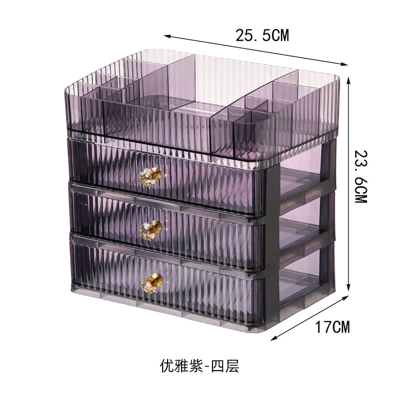 Table storage box, cosmetic plastic storage system, lipstick for skin care
