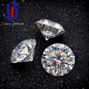 Wuzhou Mosang Bare Stone Factory Preferential Wholesale genuine goods D/EF/GH Color VVS White Round Eight Heart Eight Arrows Bare Diamond