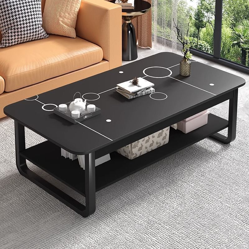 New Small Coffee Table for Small Living Rooms, Nordic Style Sofa, High-End and Elegant Solid Wood Tabletop