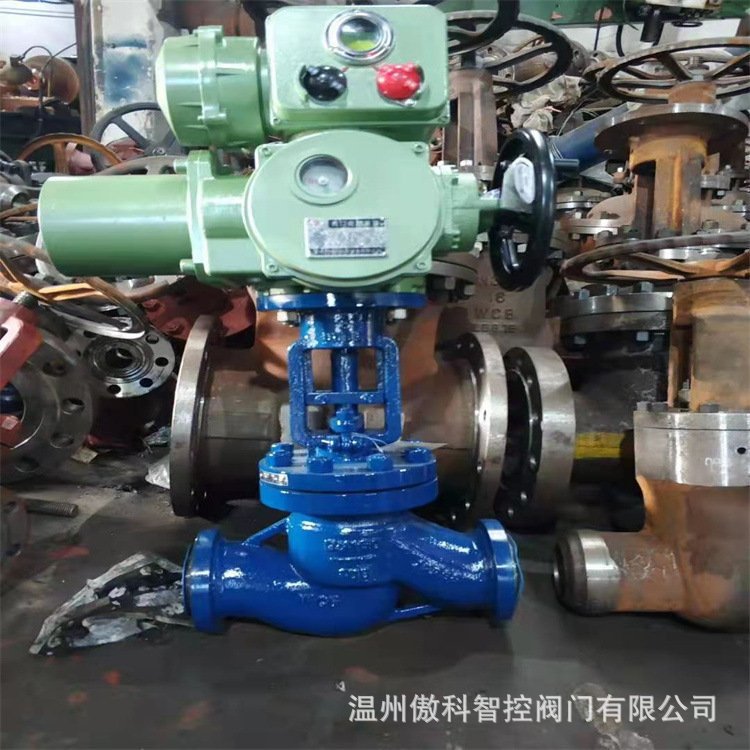 法兰电动截止阀 J941W-100RL 电动高压法兰截止阀 法兰截止阀