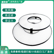 圆形HEPA初效低阻防尘扫地机吸尘器过滤网投影仪滤网