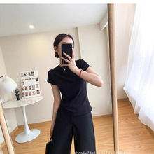 明星同款黑色阔腿休闲长裤女加绒春秋冬款