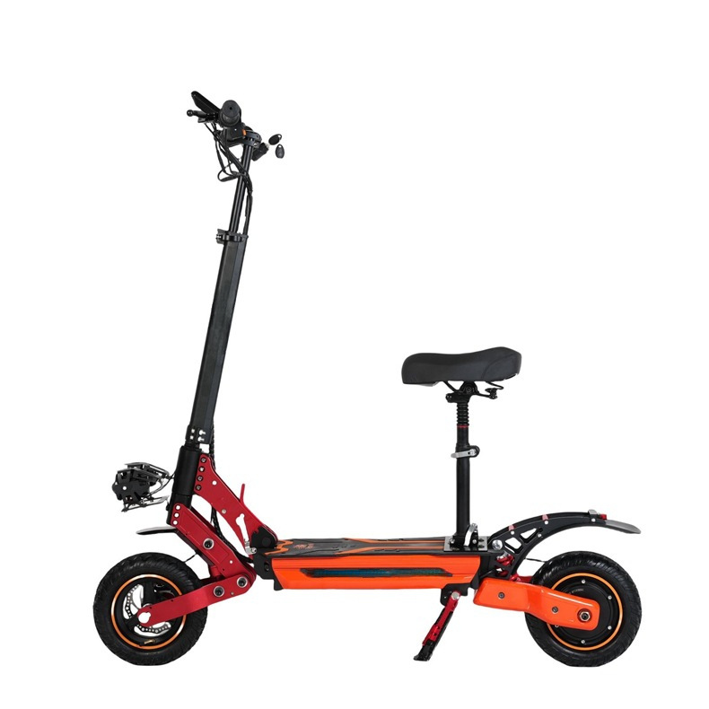 Cross-border 11inch Adult Electric Scooter High-Speed Off-Road Lithium Battery Foldable Dual-Drive High-Speed Mobility Scooter