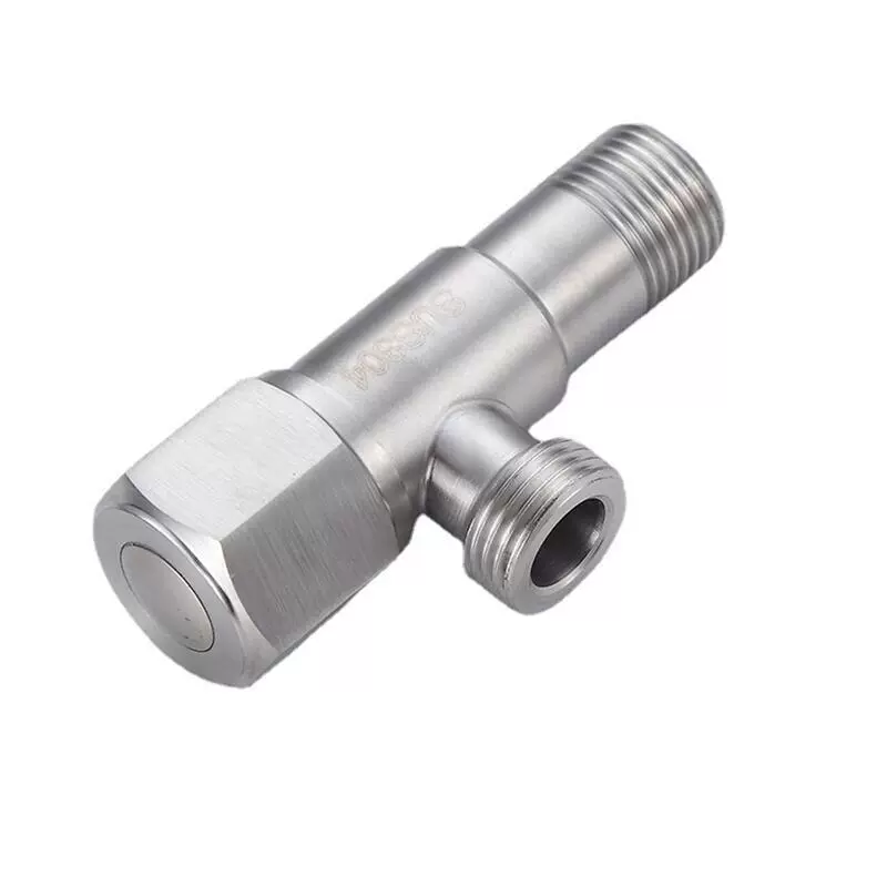 Треугольный клапан из нержавеющей стали, бытовой 4-точечный водонагреватель для унитаза, впускной клапан для горячей и холодной воды, треугольный клапан, производитель, оптовая продажа