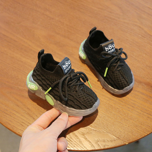Baby shoes with breathable soft bottom coconuts shoes 0-6 years old girls children infant flat baby mesh walking shoes