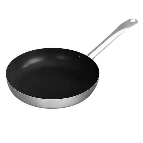 Commercial stainless steel frying pan household induction cooker pan non-stick frying pan fried eggs gas stove smokeless universal frying pan