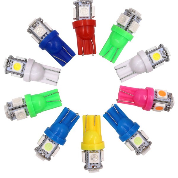 Car light bulb T10 5050 5smd 5W5 shows wide light license plate lamp…