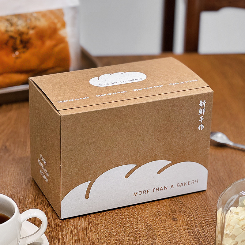 提拉米苏蛋糕手提袋牛皮纸袋烘焙面包甜品外卖打包袋包装袋子