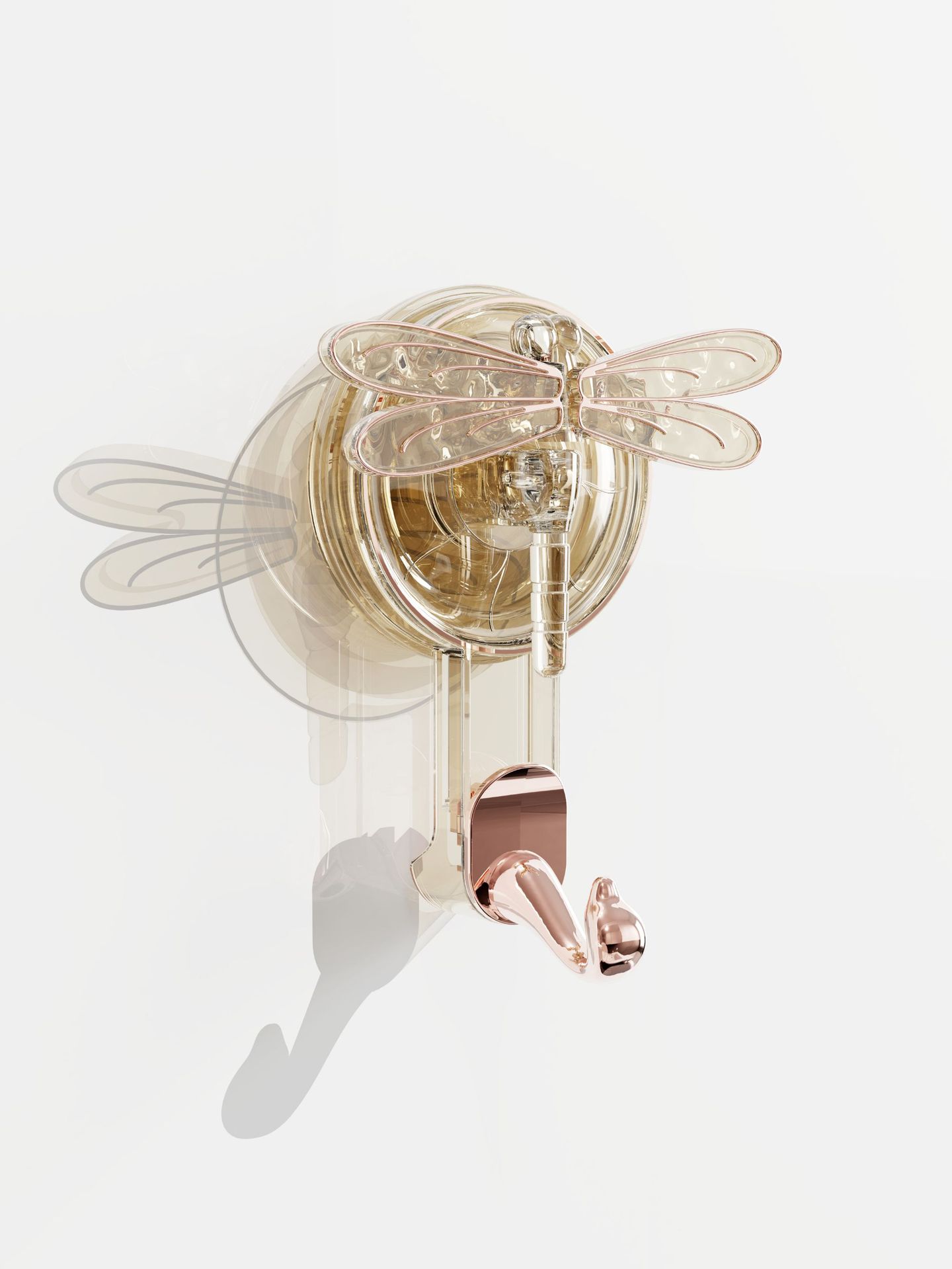 Ligero y lujoso hogar sin perforación gancho de ventosa fuerte toalla de ventosa de vacío cocina gancho adhesivo sin rastro gancho