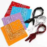 Хлопковый шарф Cashew Flower Amoeba Square с рисунком Paisley Street Dance Magic Headscarf Mask Bandana Офф-роад лицевая маска