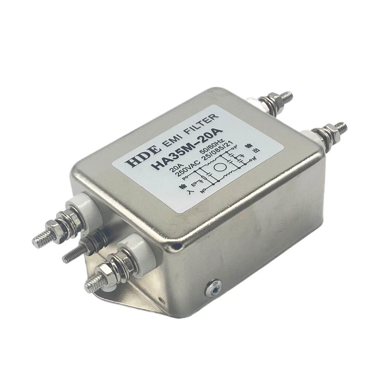 Фильтр питания HDE 220V HA35M-10A/20A/30A/40A от помехs, однофазовый EMI реле