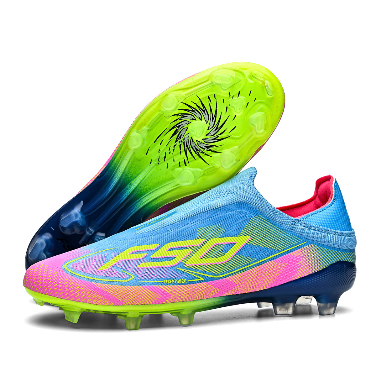 Zapatos de fútbol transfronterizos sin costuras, botas de fútbol, zapatos de fútbol transfronterizos de entrenamiento de competición profesional masculina