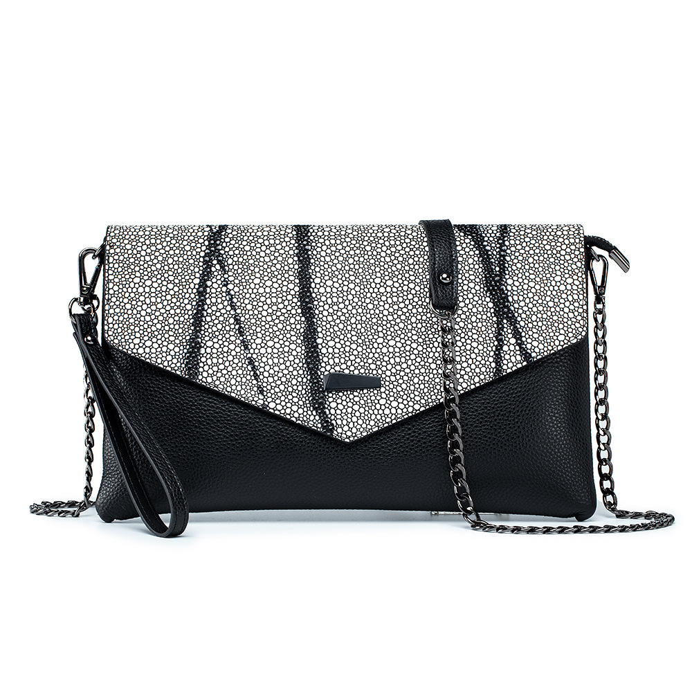 Women's Fashion Clutch Bag - Large Capacity Genuine Leather Envelope Bag, Versatile Casual Evening Bag