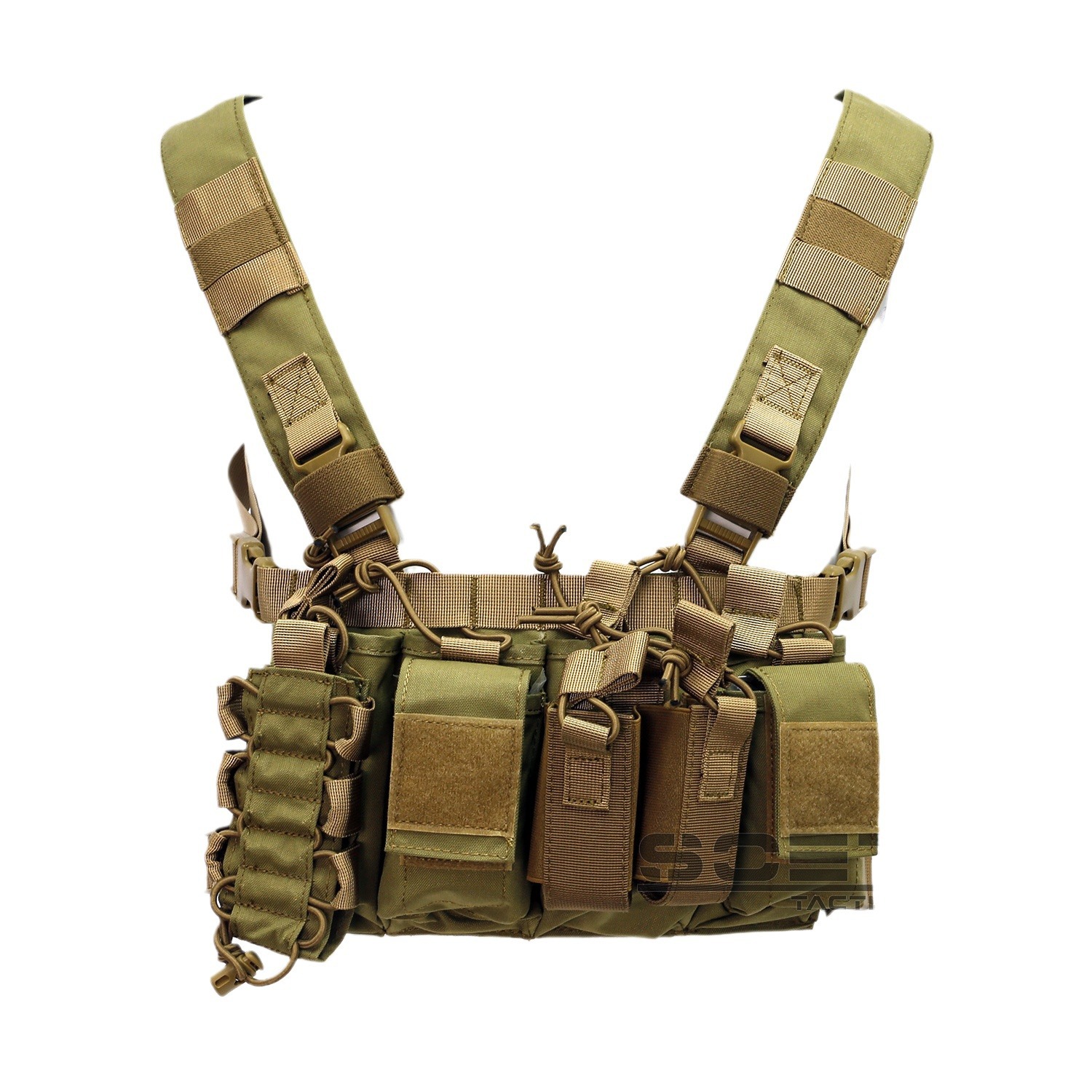 Camuflamiento táctico D3 chaleco de pecho para hombres y mujeres de verano ligero chaleco transpirable multifuncional chaleco de patrulla de pecho colgante