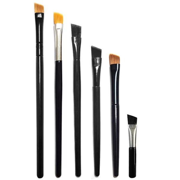 Mini Makeup Accessories Small Eyebrow Brush Disposable Oblique Eyebrow Dyeing Brush