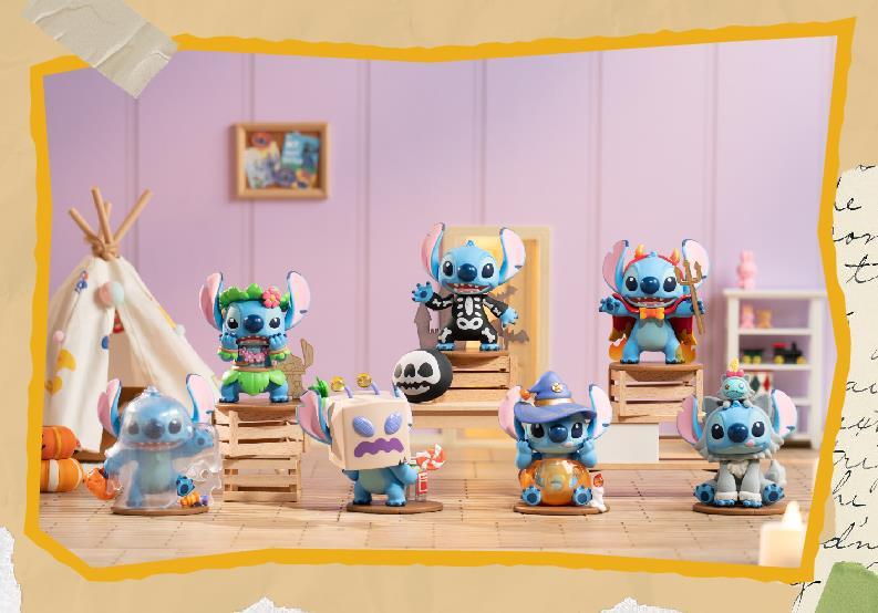 TOPTOY史迪仔盲盒迪士尼史迪奇搞怪日记系列手办桌面摆件手办礼物