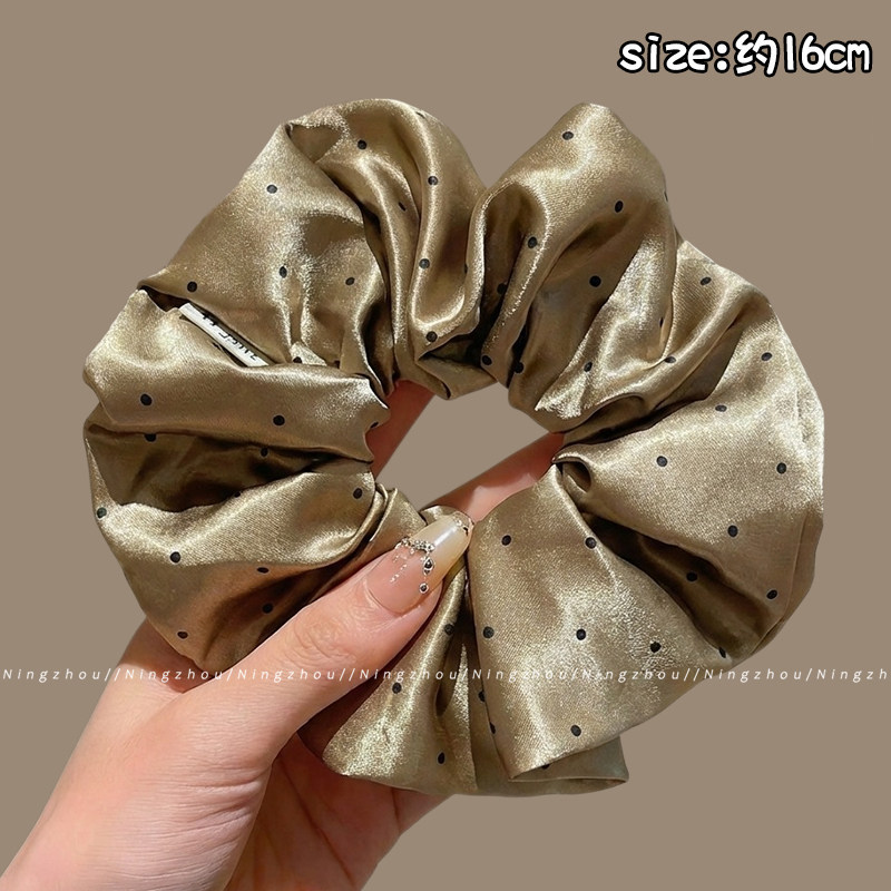 Nuevo scrunchie de encaje multicapa 2026 para mujer, lazo para el pelo de alta gama, accesorio suave para el cabello estilo coreano.